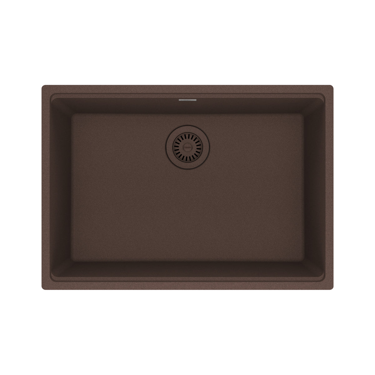 FRANKE MAG11025-MOC Maris Undermount 27-in x 19-in Granite Single Bowl Kitchen Sink in Mocha In Mocha