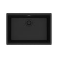 FRANKE MAG11025-ONY Maris Undermount 27-in x 19-in Granite Single Bowl Kitchen Sink in Onyx In Onyx