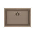 FRANKE MAG11025-OYS Maris Undermount 27-in x 19-in Granite Single Bowl Kitchen Sink in Oyster In Oyster