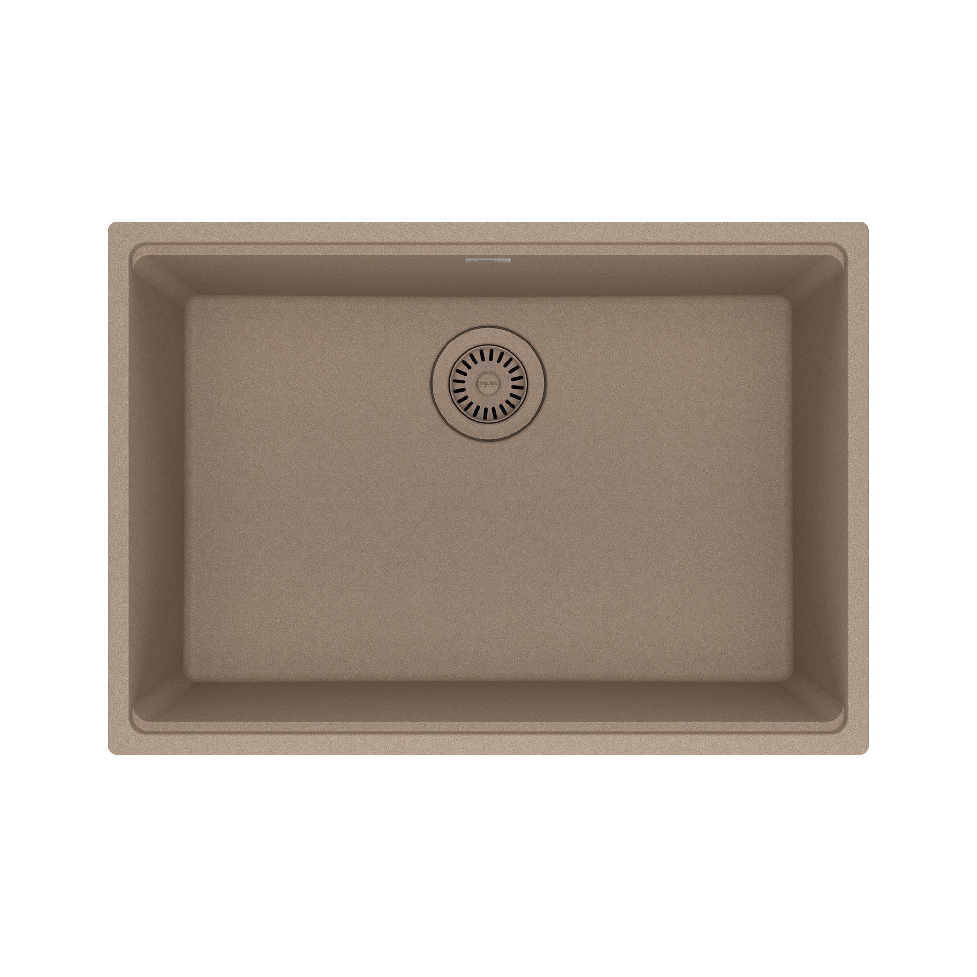FRANKE MAG11025-OYS Maris Undermount 27-in x 19-in Granite Single Bowl Kitchen Sink in Oyster In Oyster