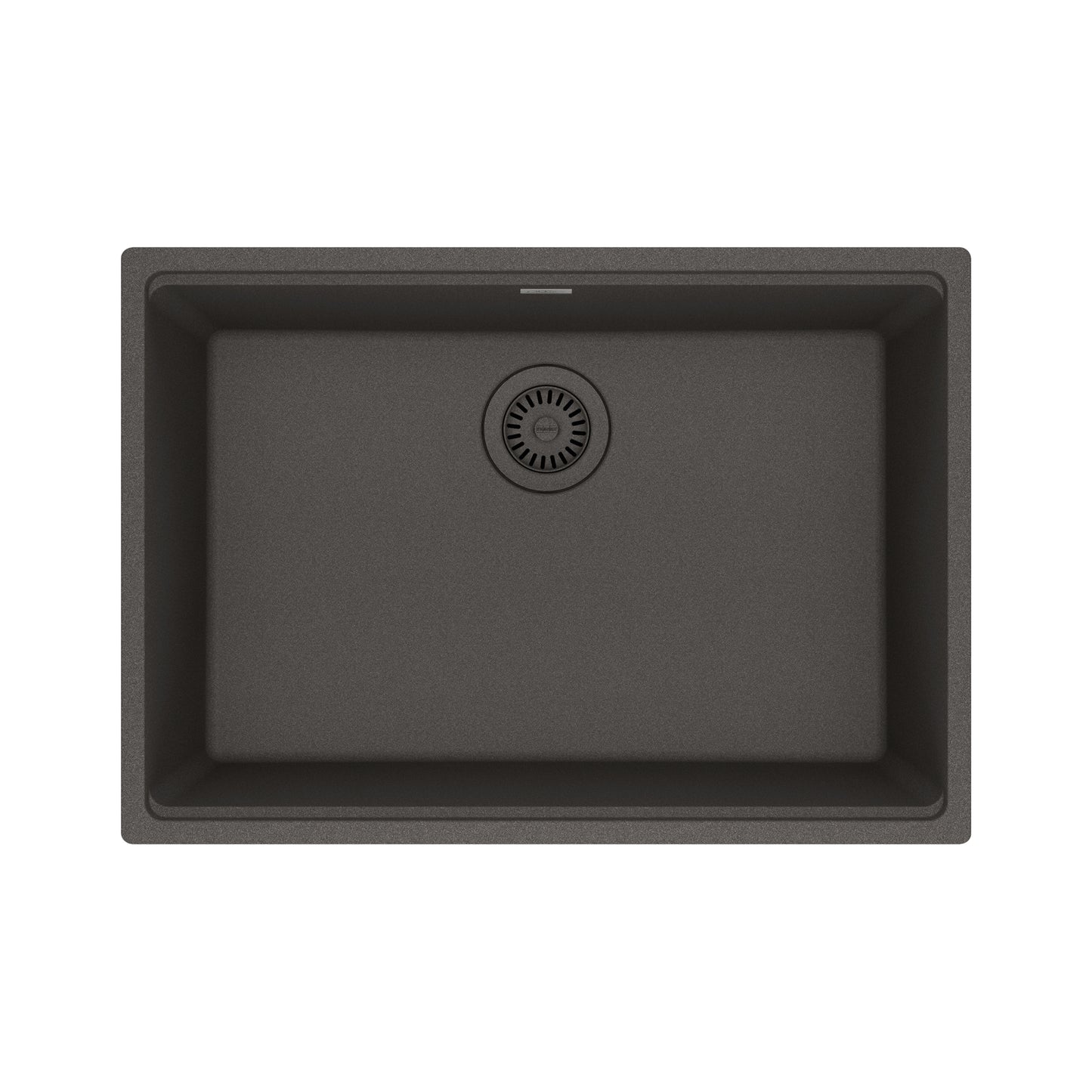 FRANKE MAG11025-SLG Maris Undermount 27-in x 19-in Granite Single Bowl Kitchen Sink in Slate Grey