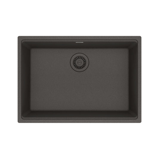 FRANKE MAG11025-SLG Maris Undermount 27-in x 19-in Granite Single Bowl Kitchen Sink in Slate Grey