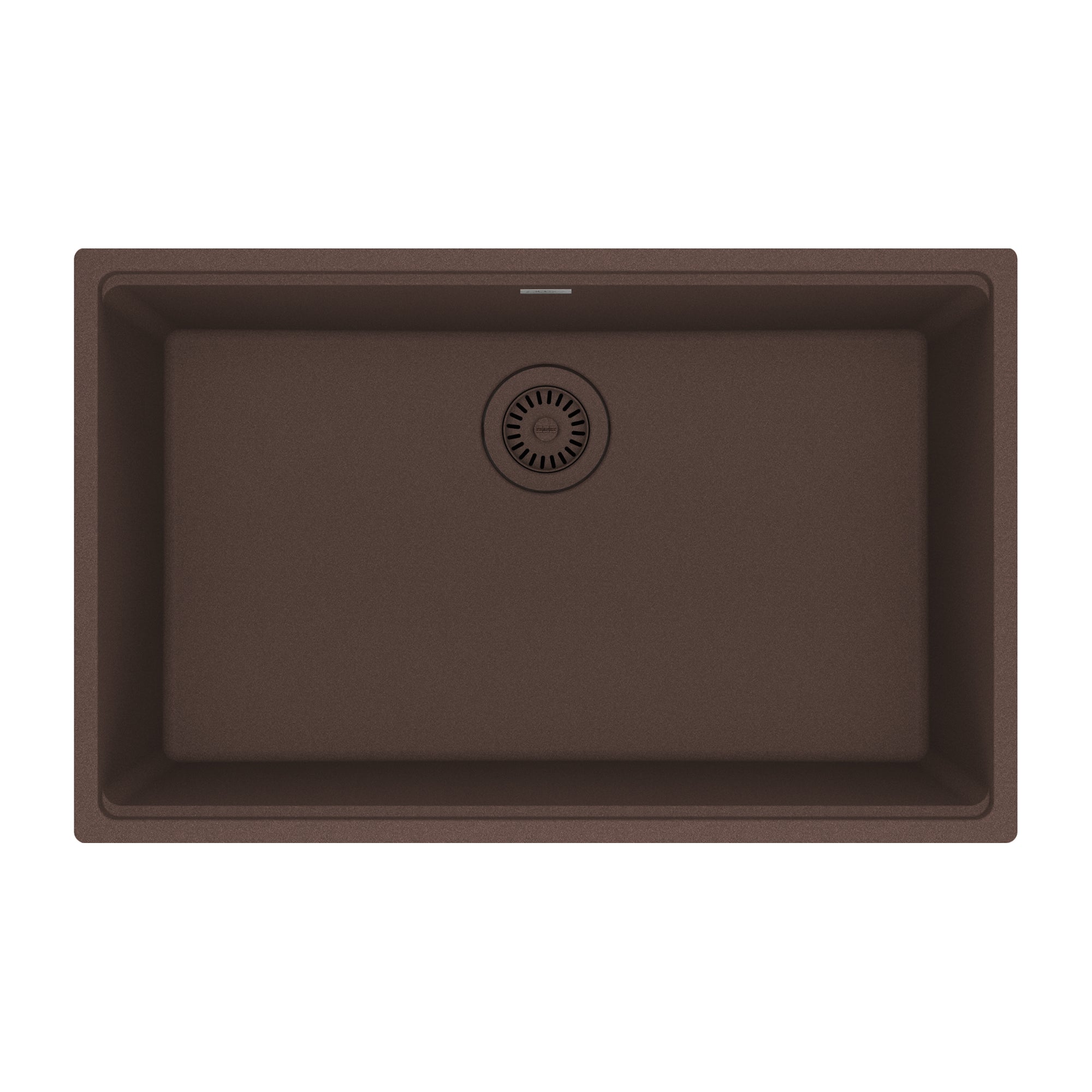 FRANKE MAG11028-MOC Maris Undermount 33-in x 22-in Granite Single Bowl Kitchen Sink in Mocha In Mocha
