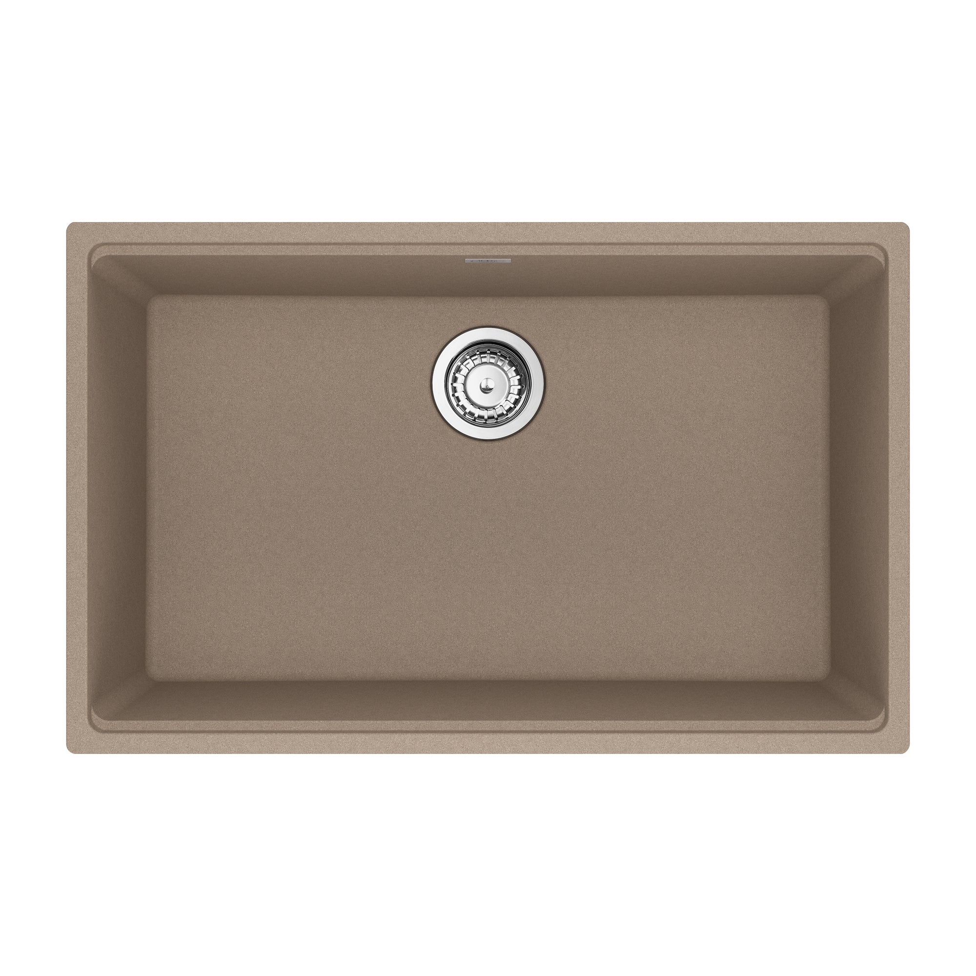 FRANKE MAG11028-OYS-S Maris Undermount 33-in x 22-in Granite Single Bowl Kitchen Sink in Oyster In Oyster