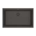 FRANKE MAG11028-SLG Maris Undermount 33-in x 22-in Granite Single Bowl Kitchen Sink in Slate Grey