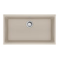 FRANKE MAG11029-CHA-S Maris Undermount 31-in x 17.81-in Granite Single Bowl Kitchen Sink in Champagne In Champagne