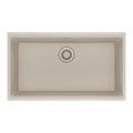 FRANKE MAG11029-CHA Maris Undermount 31-in x 17.81-in Granite Single Bowl Kitchen Sink in Champagne In Champagne
