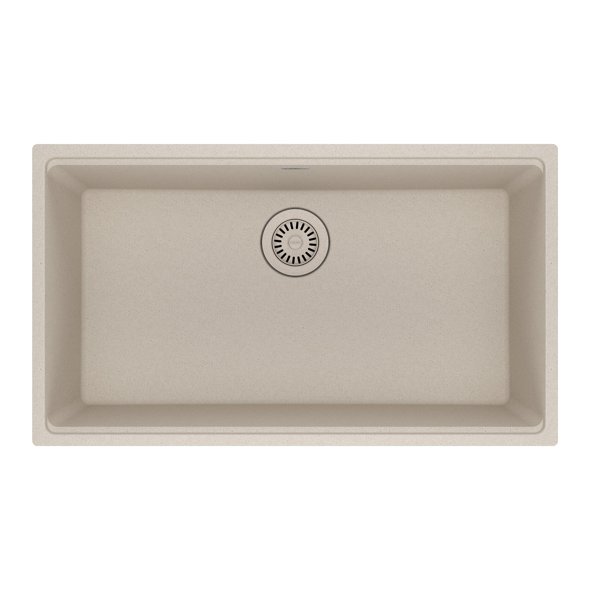 FRANKE MAG11029-CHA Maris Undermount 31-in x 17.81-in Granite Single Bowl Kitchen Sink in Champagne In Champagne