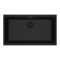 FRANKE MAG11029-MBK Maris Undermount 31-in x 17.81-in Granite Single Bowl Kitchen Sink in Matte Black In Matte Black