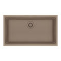 FRANKE MAG11029-OYS Maris Undermount 31-in x 17.81-in Granite Single Bowl Kitchen Sink in Oyster In Oyster