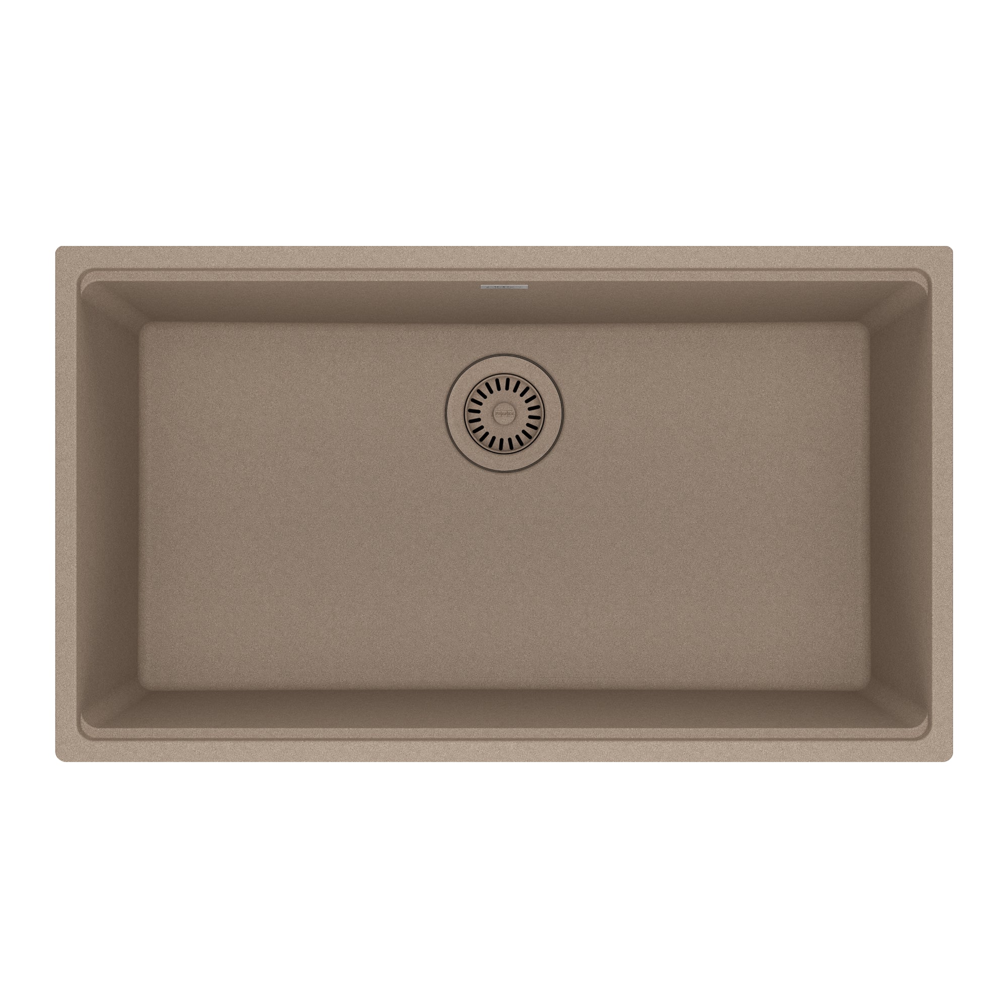 FRANKE MAG11029-OYS Maris Undermount 31-in x 17.81-in Granite Single Bowl Kitchen Sink in Oyster In Oyster