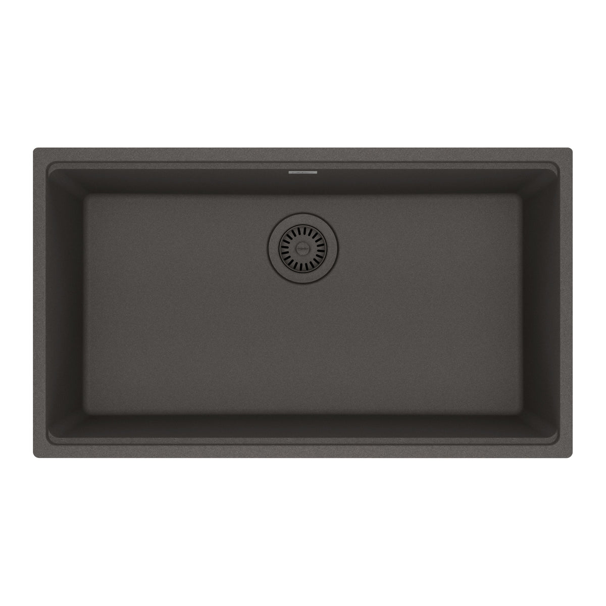 FRANKE MAG11029-SLG Maris Undermount 31-in x 17.81-in Granite Single Bowl Kitchen Sink in Slate Grey