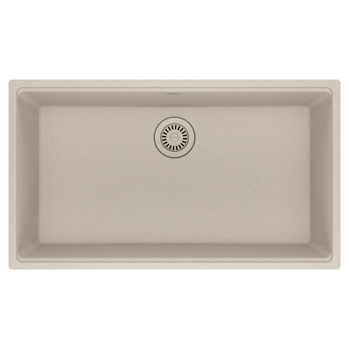 FRANKE MAG11031-CHA Maris Undermount 33-in x 18.94-in Granite Single Bowl Kitchen Sink in Champagne In Champagne