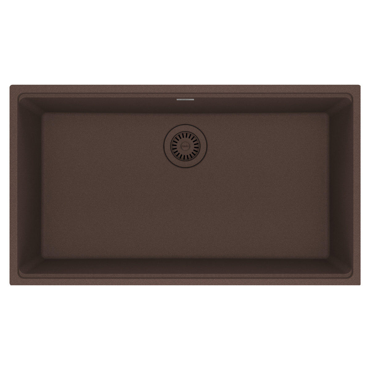 FRANKE MAG11031-MOC Maris Undermount 33-in x 18.94-in Granite Single Bowl Kitchen Sink in Mocha In Mocha