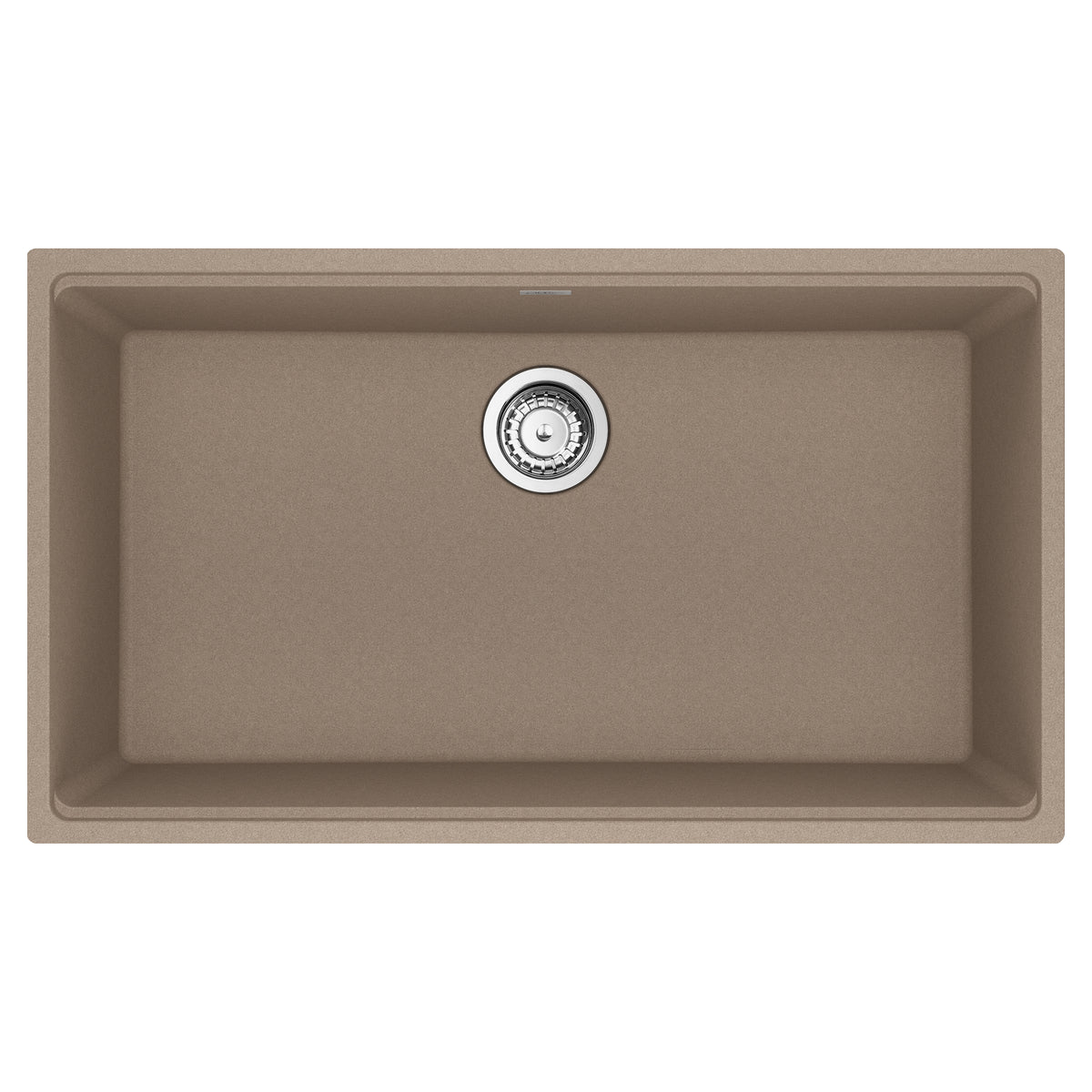 FRANKE MAG11031-OYS-S Maris Undermount 33-in x 18.94-in Granite Single Bowl Kitchen Sink in Oyster In Oyster