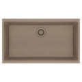 FRANKE MAG11031-OYS Maris Undermount 33-in x 18.94-in Granite Single Bowl Kitchen Sink in Oyster In Oyster