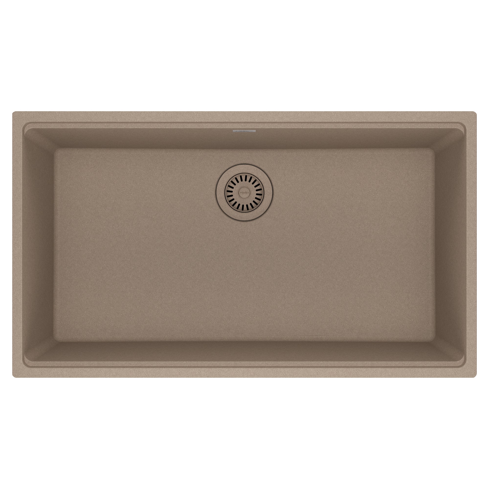 FRANKE MAG11031-OYS Maris Undermount 33-in x 18.94-in Granite Single Bowl Kitchen Sink in Oyster In Oyster