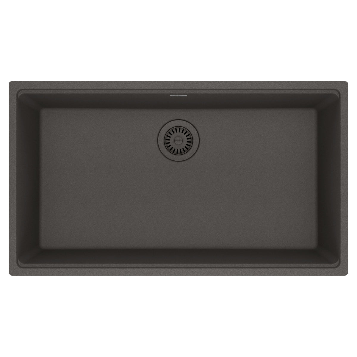 FRANKE MAG11031-SLG Maris Undermount 33-in x 18.94-in Granite Single Bowl Kitchen Sink in Slate Grey