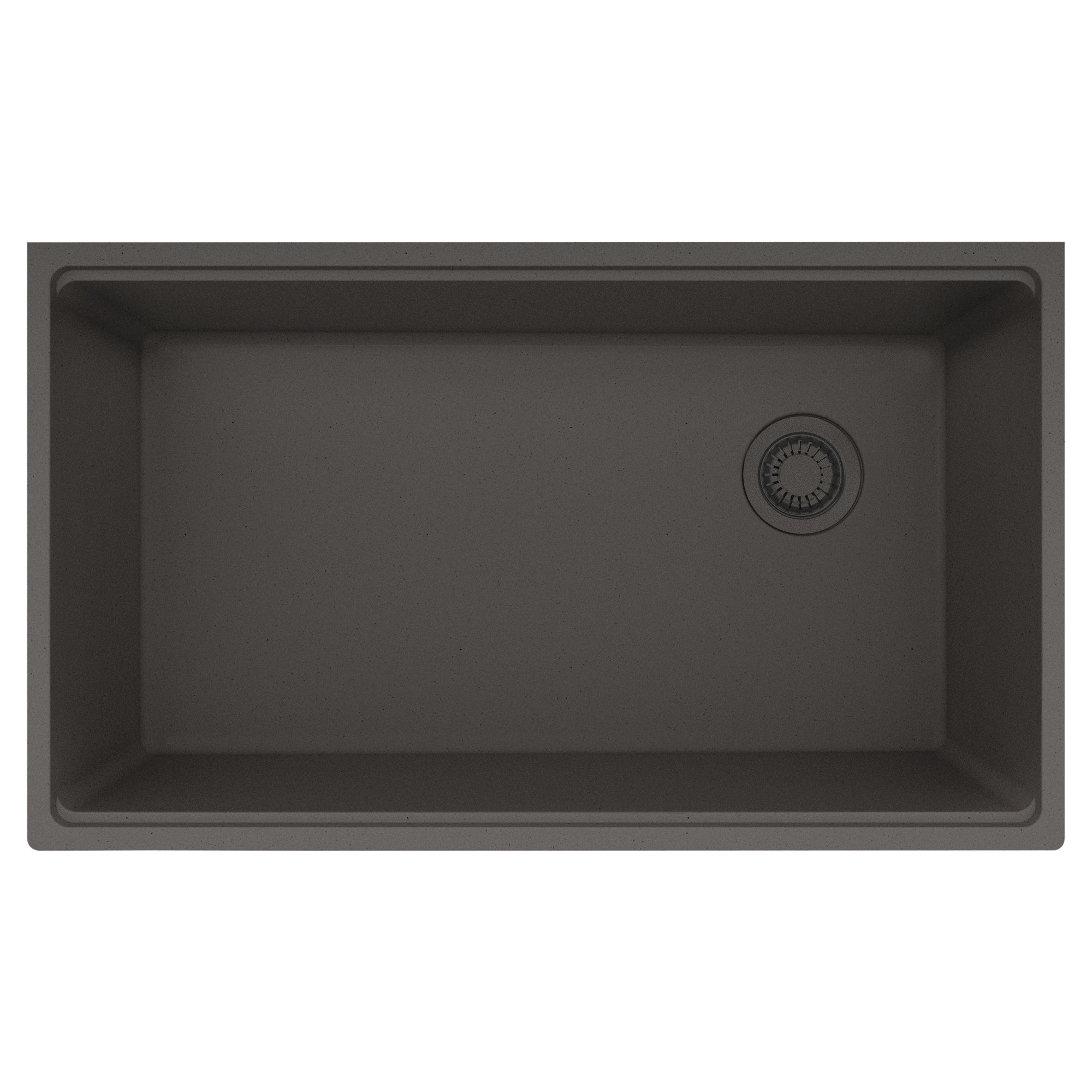 FRANKE MAG11031OW-SLG Maris Undermount 33-in x 19.31-in Granite Single Bowl Kitchen Sink in Slate Grey