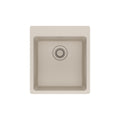 FRANKE MAG61015-CHA Maris Dual Mount 17.31-in x 19.69-in Granite Single Bowl Bar / Prep Sink in Champagne In Champagne
