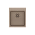 FRANKE MAG61015-OYS Maris Dual Mount 17.31-in x 19.69-in Granite Single Bowl Bar / Prep Sink in Oyster In Oyster