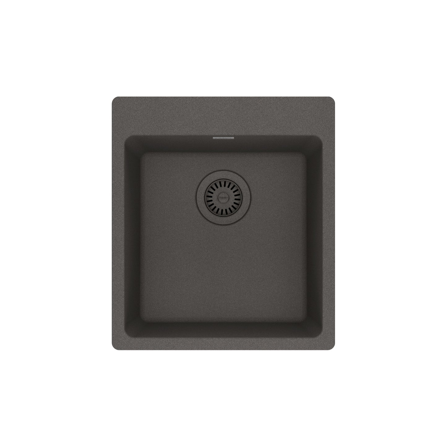 FRANKE MAG61015-SLG Maris Dual Mount 17.31-in x 19.69-in Granite Single Bowl Bar / Prep Sink in Slate Grey