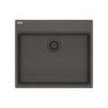 FRANKE MAG61023ADA-SLG Maris Topmount 25-in x 22-in Granite ADA Single Bowl Kitchen Sink in Slate Grey