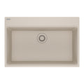 FRANKE MAG61029-CHA Maris Topmount 31-in x 20.88-in Granite Single Bowl Kitchen Sink in Champagne In Champagne