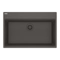 FRANKE MAG61029-SLG Maris Topmount 31-in x 20.88-in Granite Single Bowl Kitchen Sink in Slate Grey