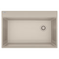 FRANKE MAG61031OW-CHA Maris Topmount 33-in x 22-in Granite Single Bowl Kitchen Sink in Champagne In Champagne