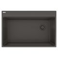 FRANKE MAG61031OW-SLG Maris Topmount 33-in x 22-in Granite Single Bowl Kitchen Sink in Slate Grey