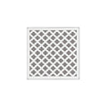 INFINITY DRAIN MD 5-2P MW MD 5 5" x 5" MD 5 Complete Kit with Moor Pattern Decorative Plate in Matte White with PVC Drain Body, 2" Outlet