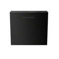 INFINITY DRAIN 104040MB Aroma Designer Square 3 in. Steam Head in Matte Black