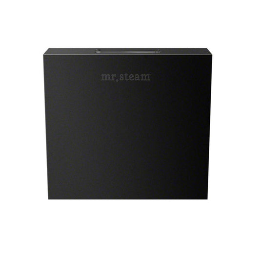 INFINITY DRAIN 104040MB Aroma Designer Square 3 in. Steam Head in Matte Black