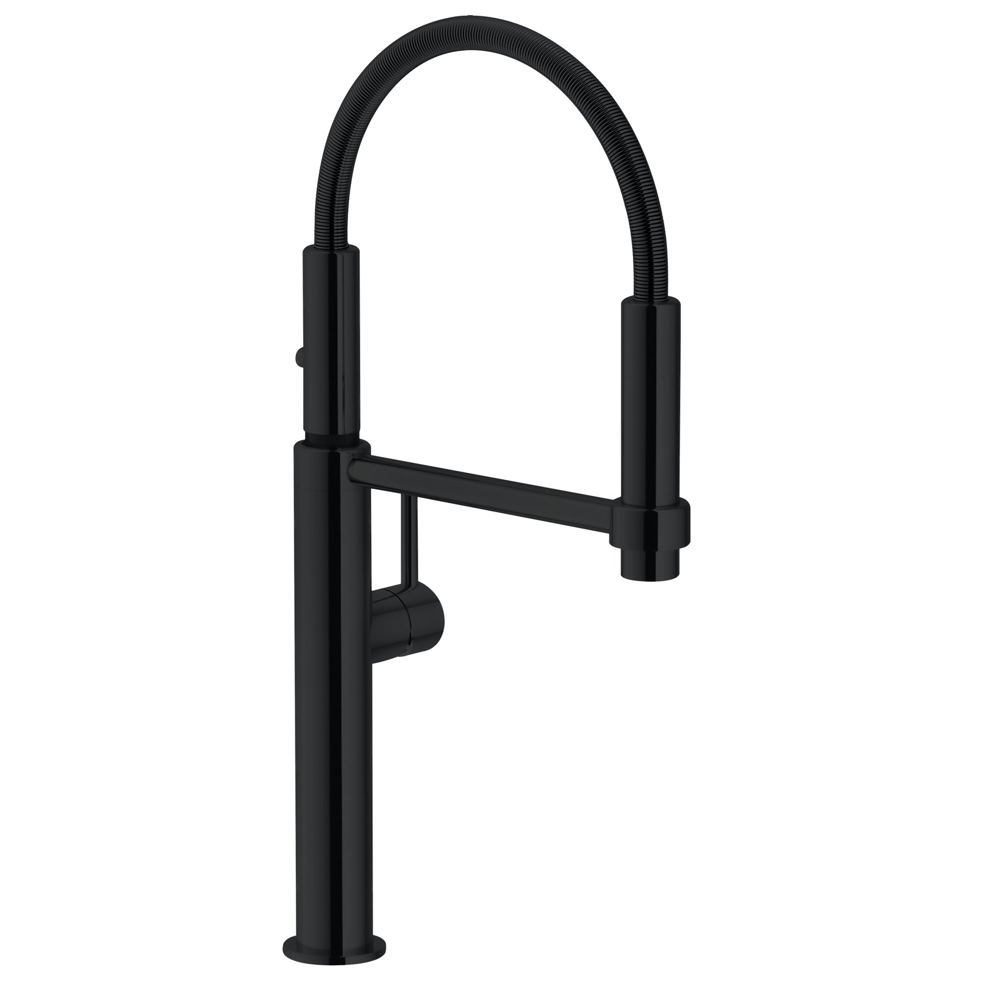 FRANKE PES-360-MBK Pescara 18-inch Single Handle Semi-Pro Kitchen Faucet in Matte Black, PES-360-MBK