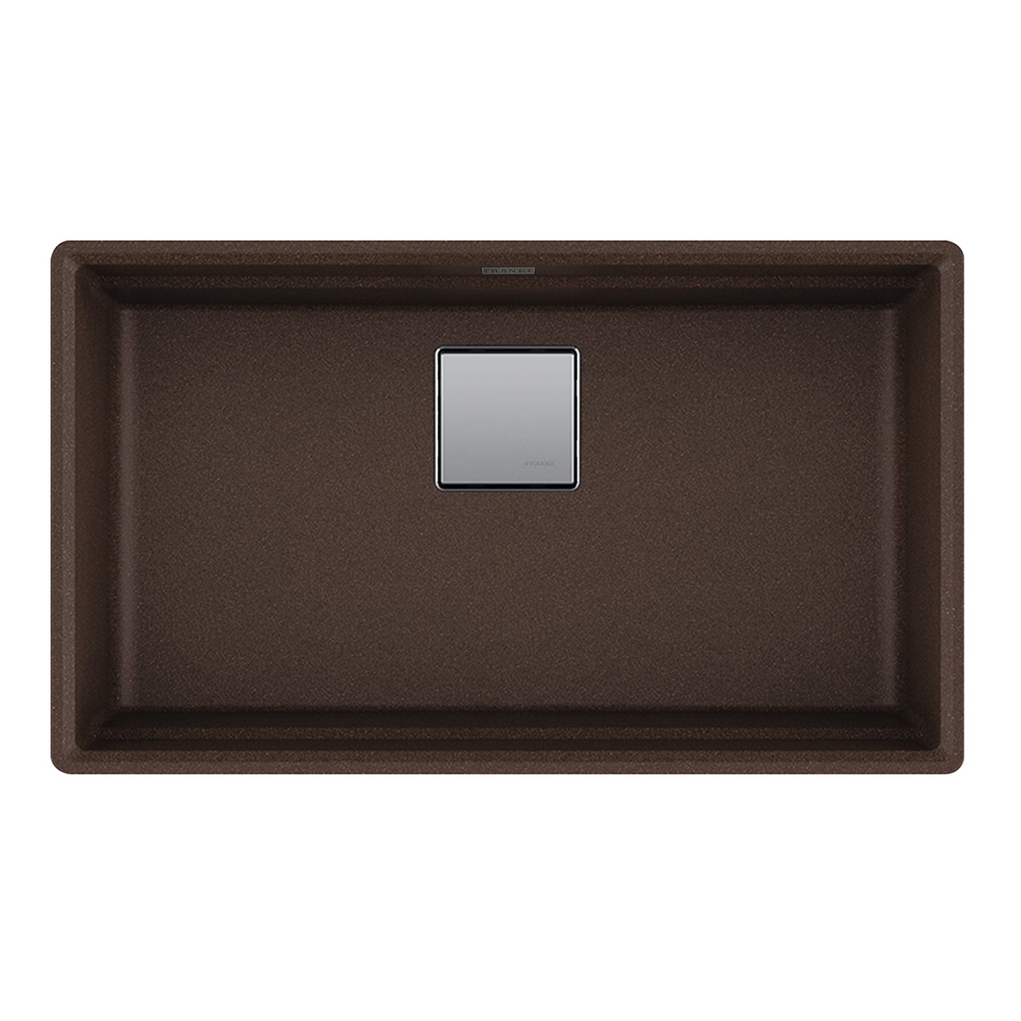 FRANKE PKG11031MOC Peak 32.0-in. x 18.8-in. Mocha Granite Undermount Single Bowl Kitchen Sink - PKG11031MOC In Mocha