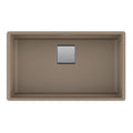 FRANKE PKG11031OYS Peak 32.0-in. x 18.8-in. Oyster Granite Undermount Single Bowl Kitchen Sink - PKG11031OYS In Oyster