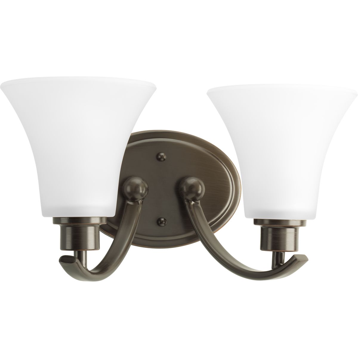 PROGRESS LIGHTING P2001-20W Antique Bronze Joy Collection Two-Light Bath & Vanity
