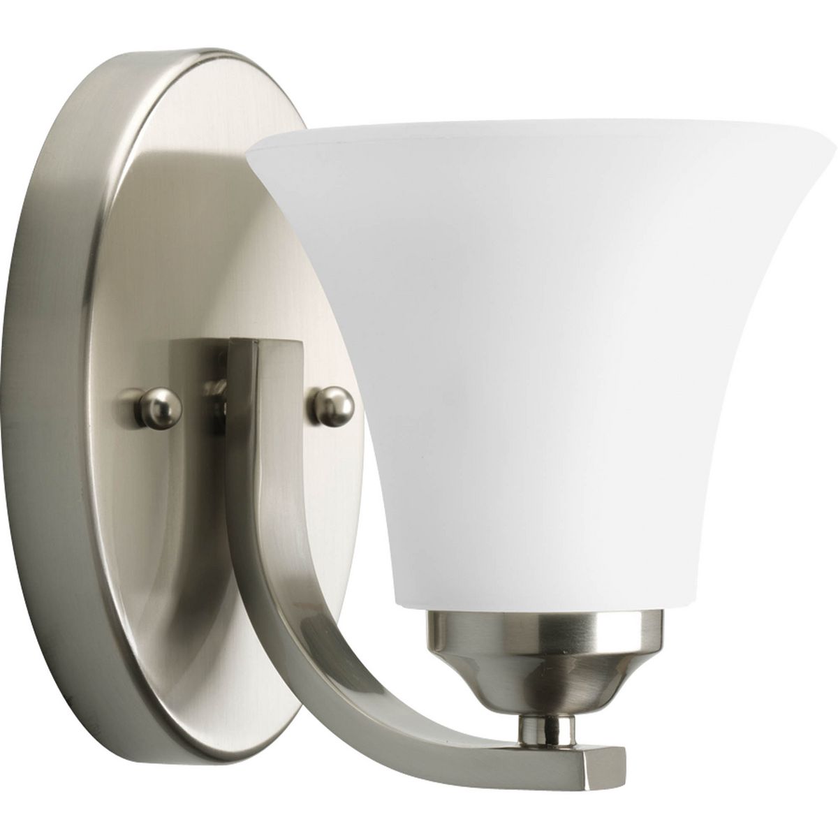 PROGRESS LIGHTING P2008-09 Brushed Nickel Adorn Collection One-Light Bath & Vanity