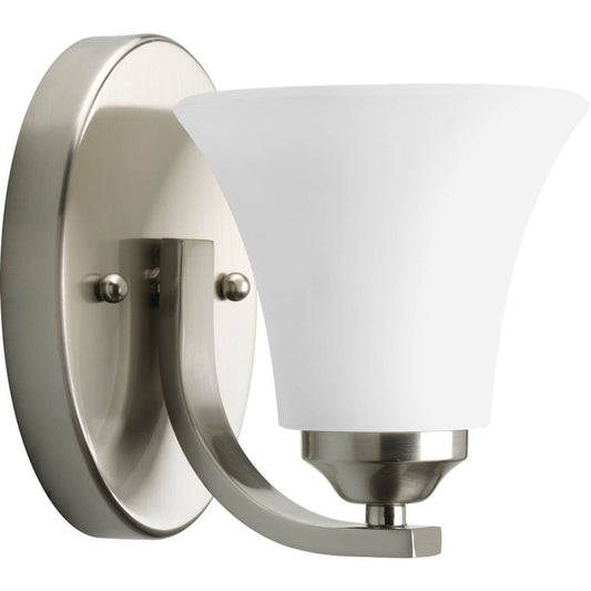 PROGRESS LIGHTING P2008-09 Brushed Nickel Adorn Collection One-Light Bath & Vanity