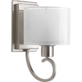 PROGRESS LIGHTING P2041-09 Brushed Nickel Invite Collection One-Light Wall Bracket