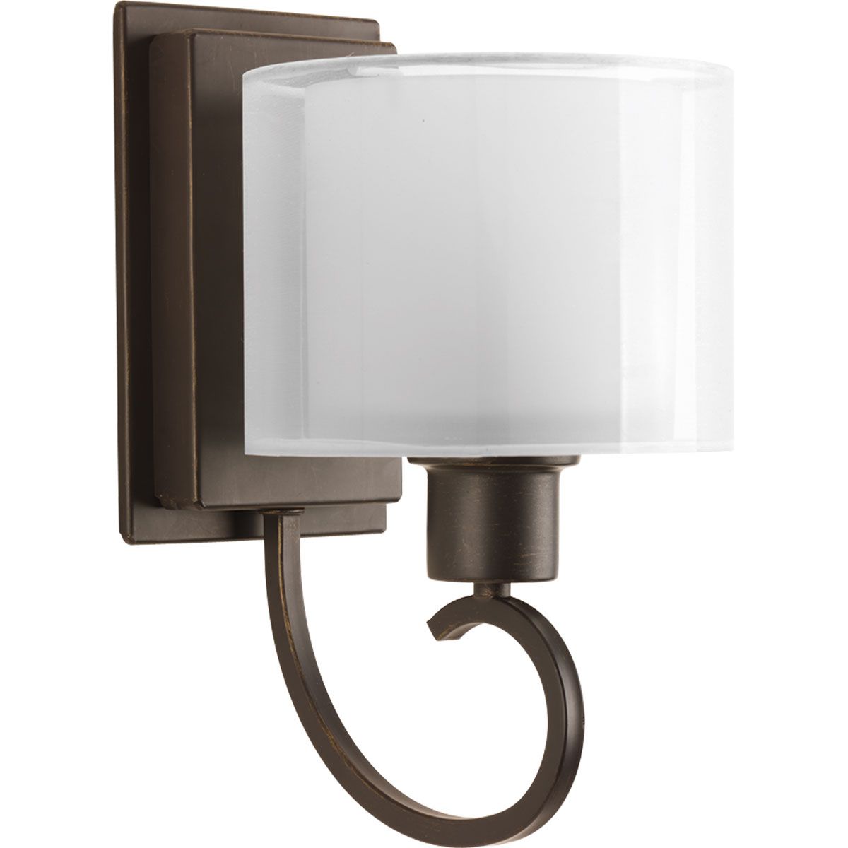 PROGRESS LIGHTING P2041-20 Antique Bronze Invite Collection One-Light Wall Bracket