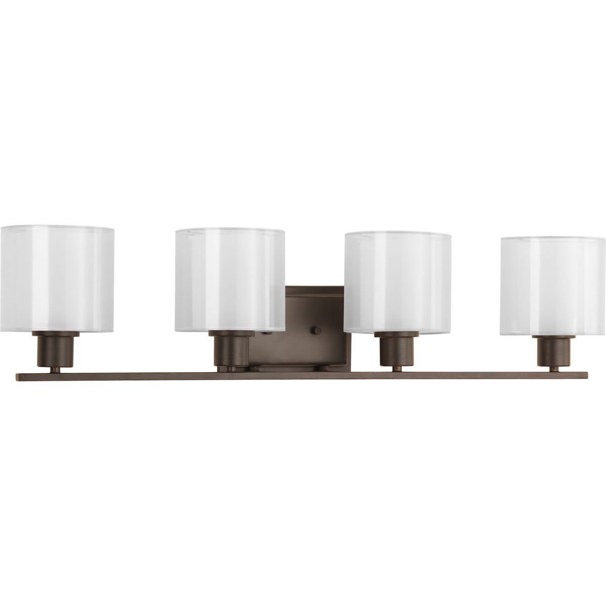PROGRESS LIGHTING P2080-20 Antique Bronze Invite Collection Four-Light Bath & Vanity