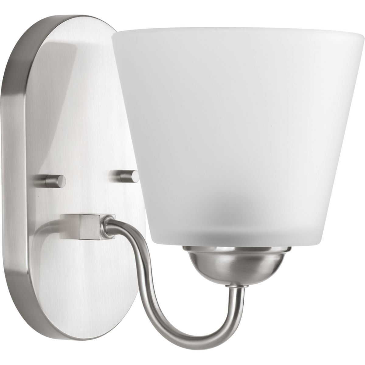 PROGRESS LIGHTING P2127-09 Brushed Nickel Arden Collection One-Light Bath & Vanity