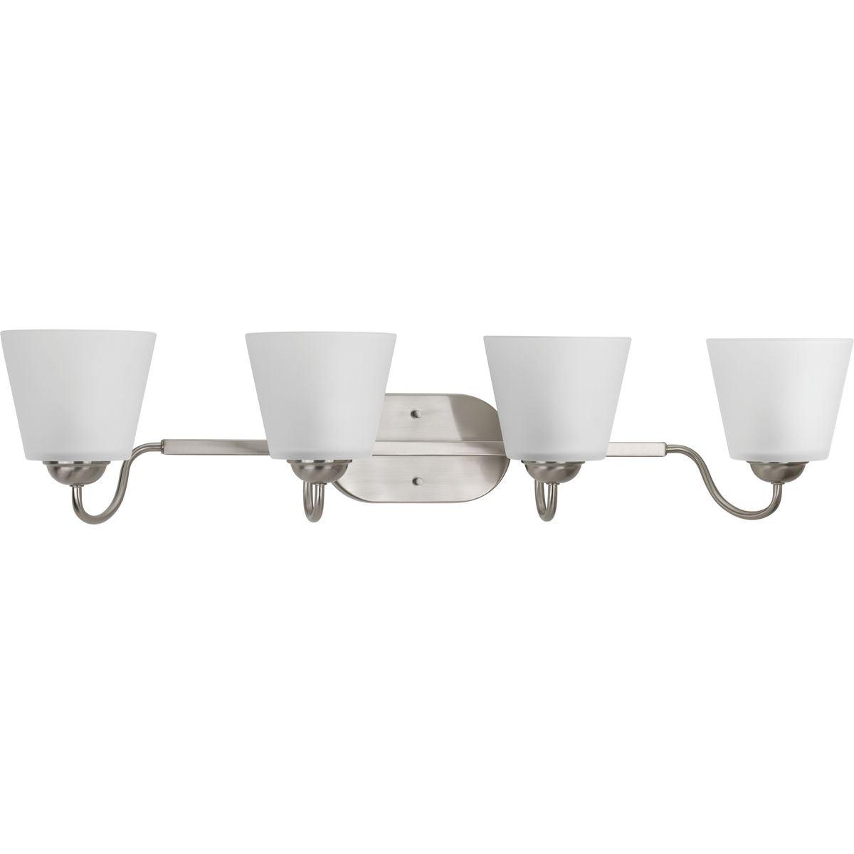 PROGRESS LIGHTING P2130-09 Brushed Nickel Arden Collection Four-Light Bath & Vanity
