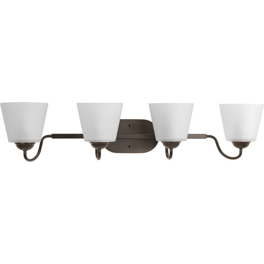 PROGRESS LIGHTING P2130-20 Antique Bronze Arden Collection Four-Light Bath & Vanity