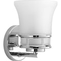 PROGRESS LIGHTING P2146-15 Polished Chrome Cascadia Collection One-Light Bath & Vanity