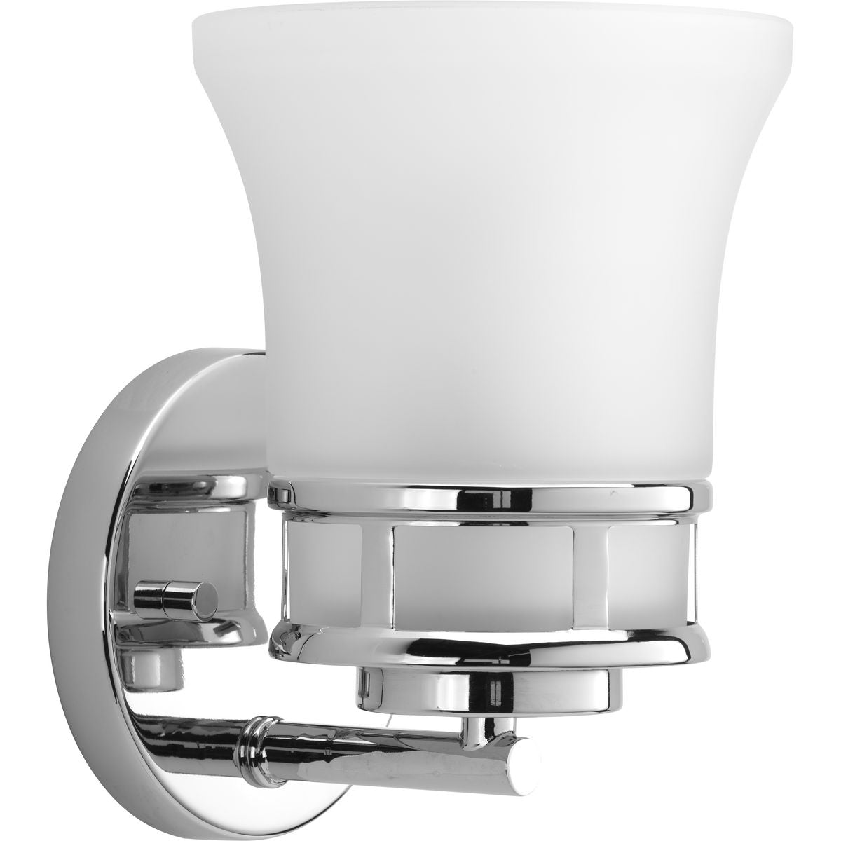 PROGRESS LIGHTING P2146-15 Polished Chrome Cascadia Collection One-Light Bath & Vanity