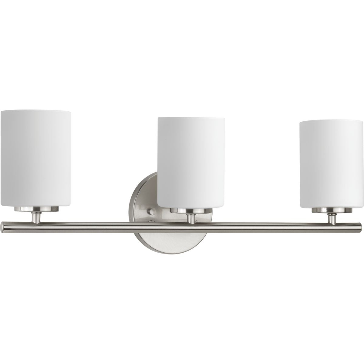 PROGRESS LIGHTING P2159-09 Brushed Nickel Replay Collection Three-Light Bath & Vanity