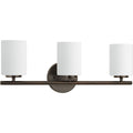 PROGRESS LIGHTING P2159-20 Antique Bronze Replay Collection Three-Light Bath & Vanity